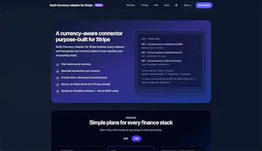 Multi-Currency Ledger API for Stripe gallery image