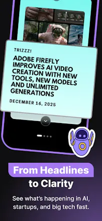 Trizzzi - Visual, Swipeable Tech News gallery image