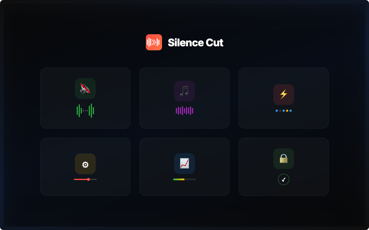 Silence Cut - Screenshot 5 showing product features and functionality