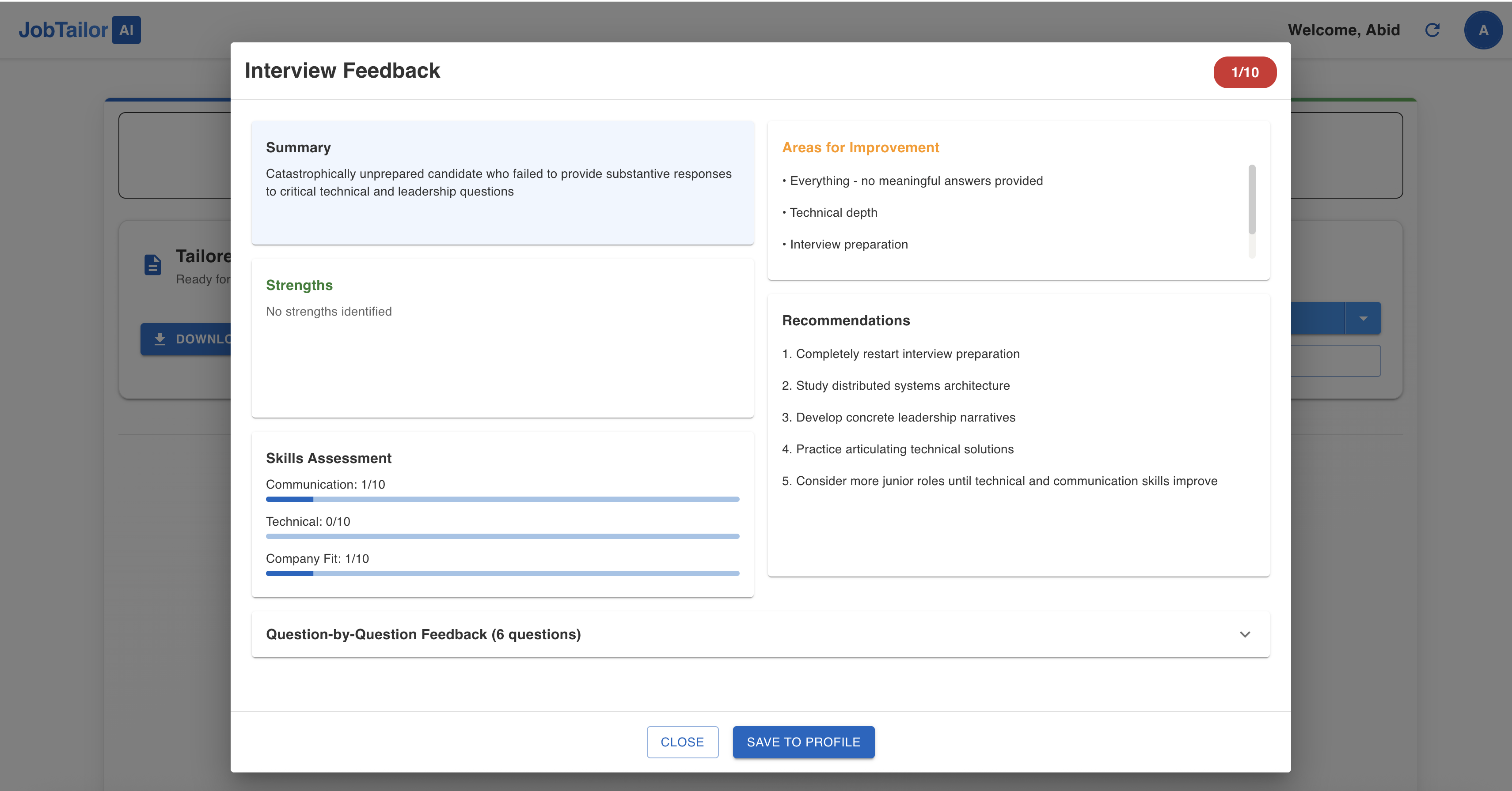 JobTailorAI - Screenshot 3 preview
