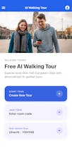 FreeAIWalkingTour.com | Mobile app gallery image