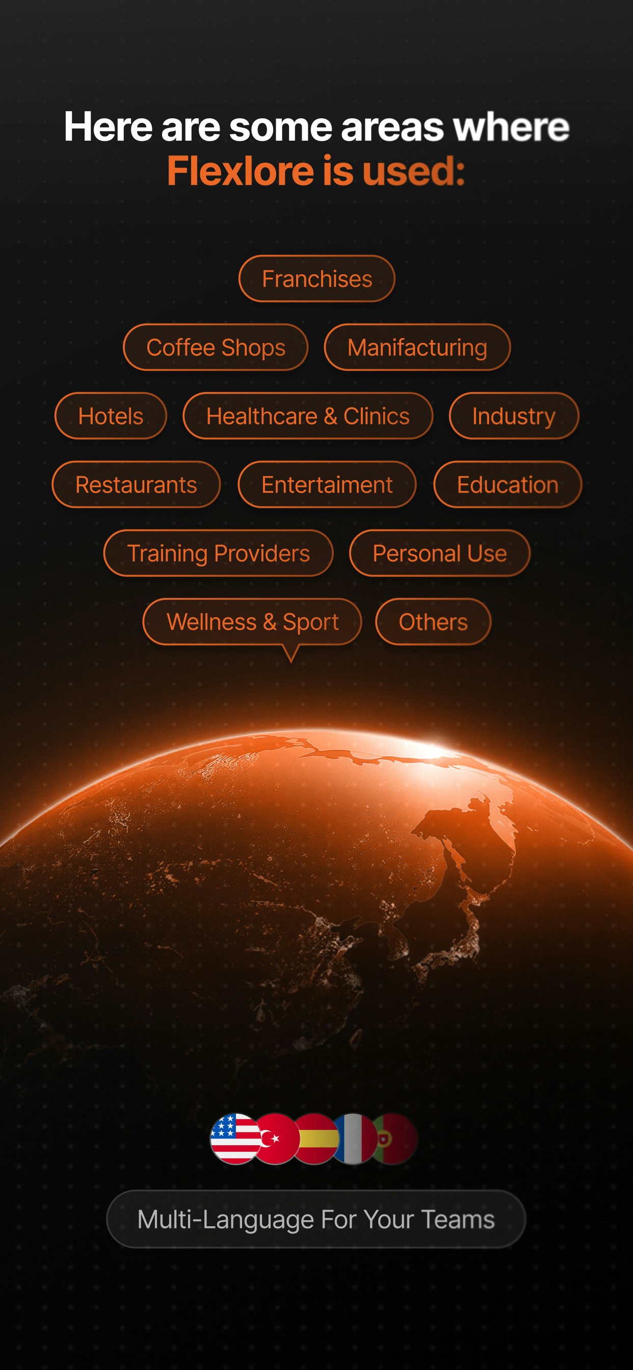 Flexlore App - Screenshot 2 showing product features and functionality