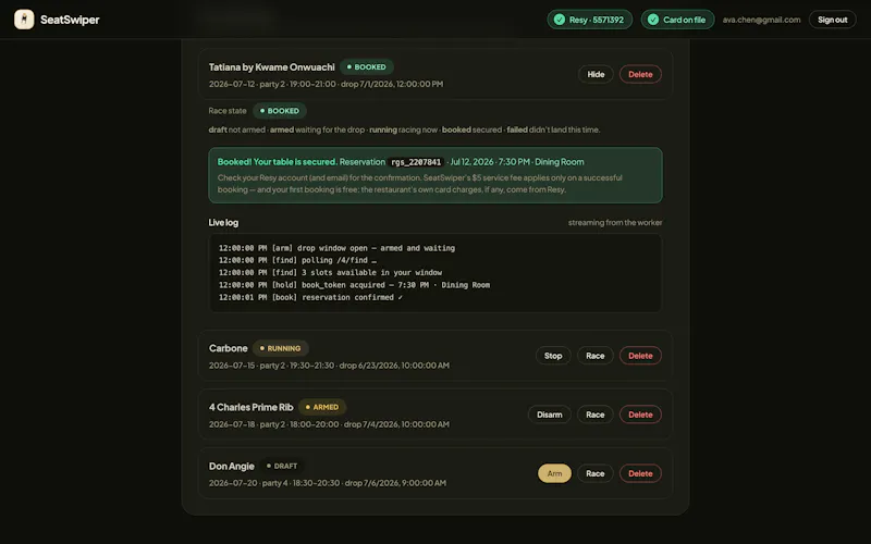 SeatSwiper - Secure  screenshot 2