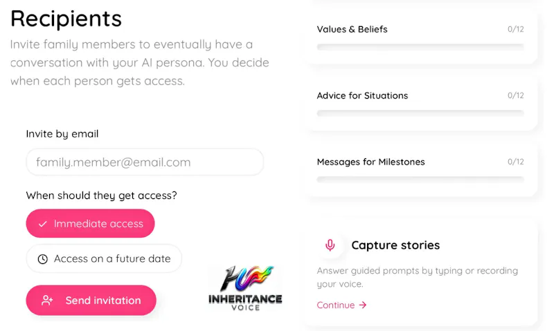 Inheritance Voice screenshot 3