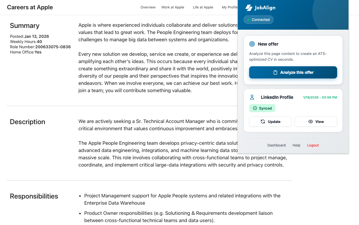 JobAlign gallery image