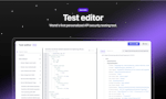 Akto's Test Editor image