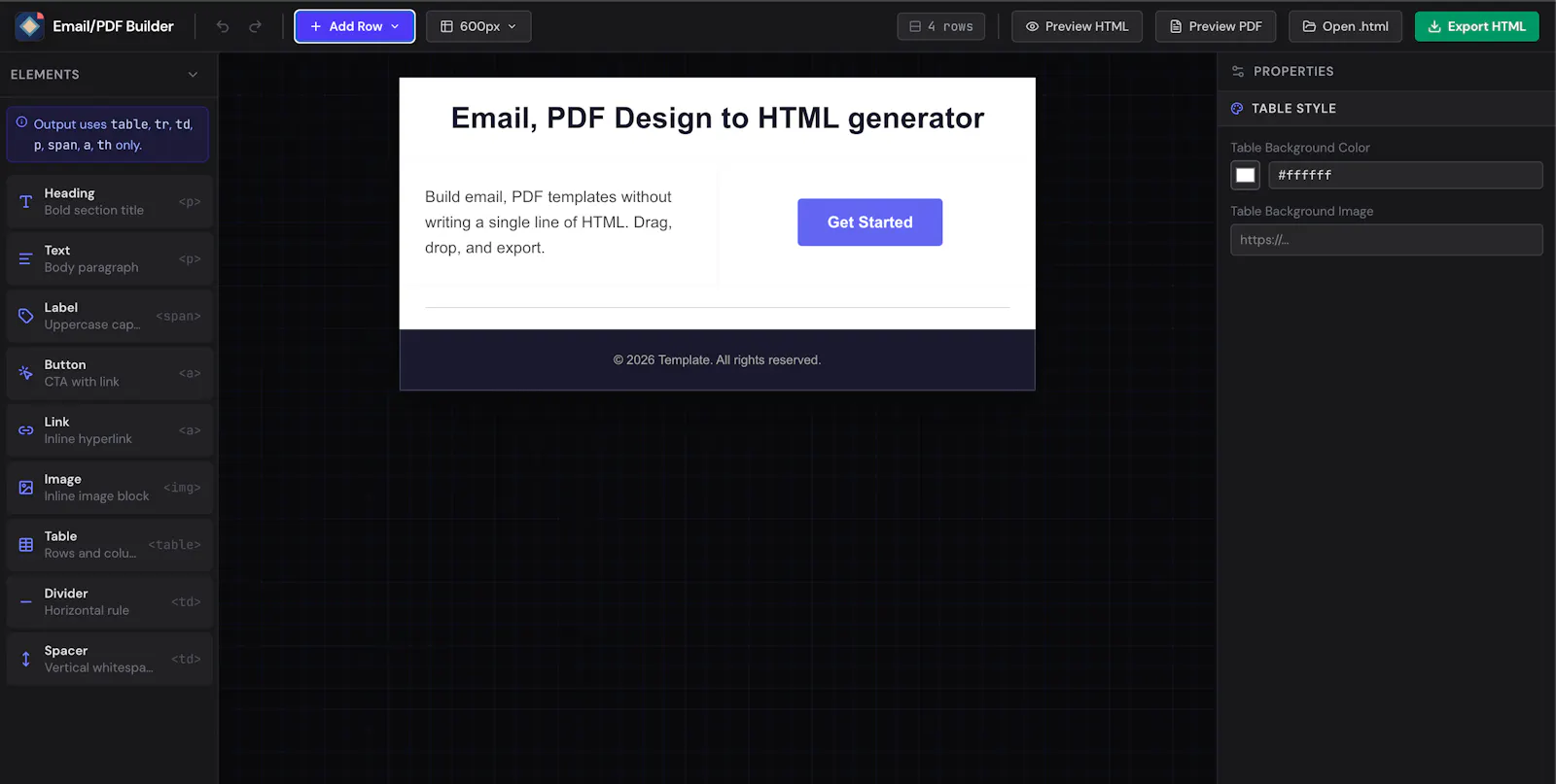 Template Forge screenshot 3