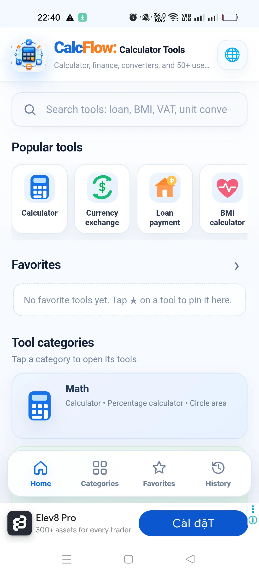 Calcflow: calculator tool gallery image