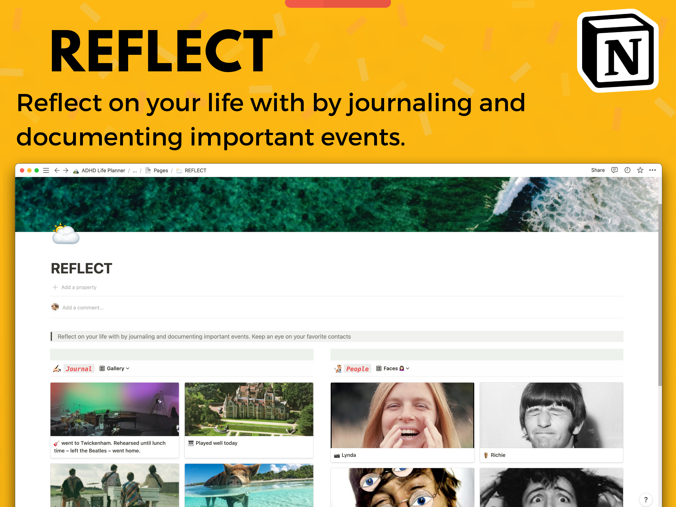 ADHD Life Planner | Notion Template gallery image