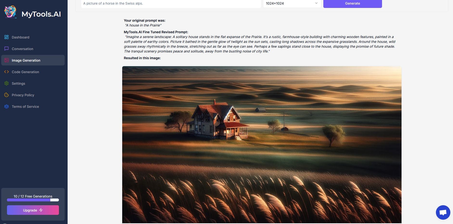 My tools AI gallery image