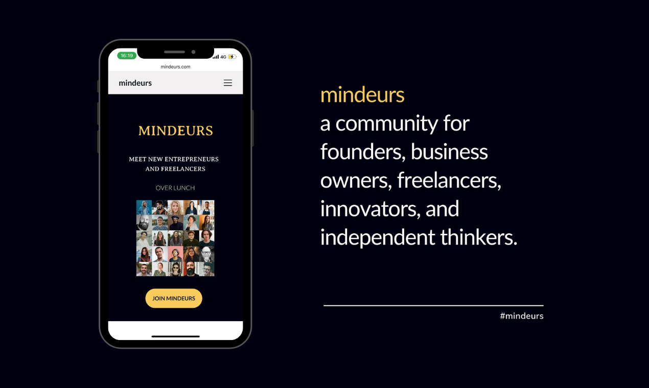 وسائط Mindeurs - قابل رواد الأعمال.شرارة التعاون.تنمو معا. 1