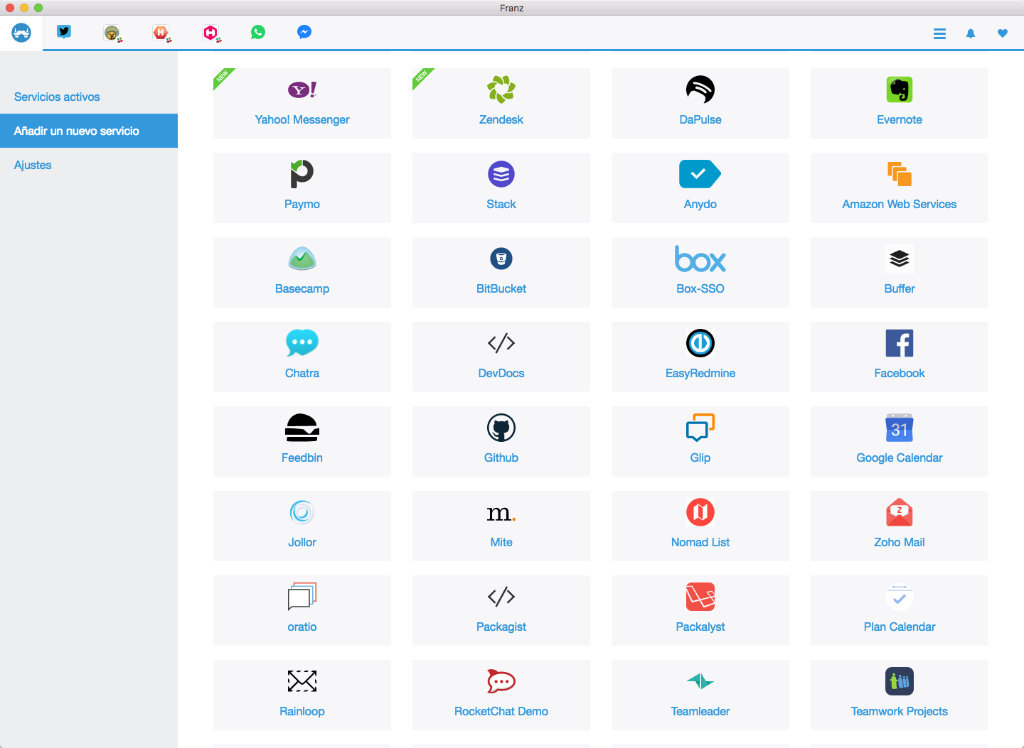 Franz plugin directory! gallery image