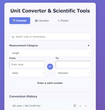 Unit Converter & Scientific Tools gallery image