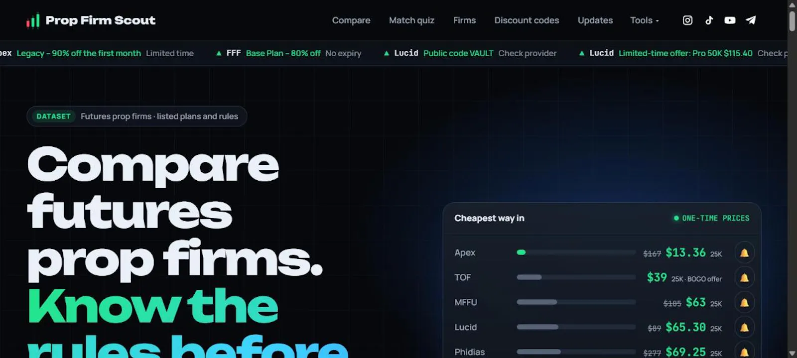 Prop Firm Scout screenshot 3