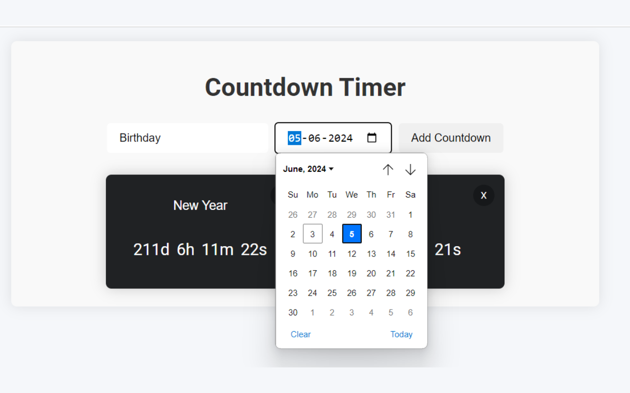 Event Count Down gallery image