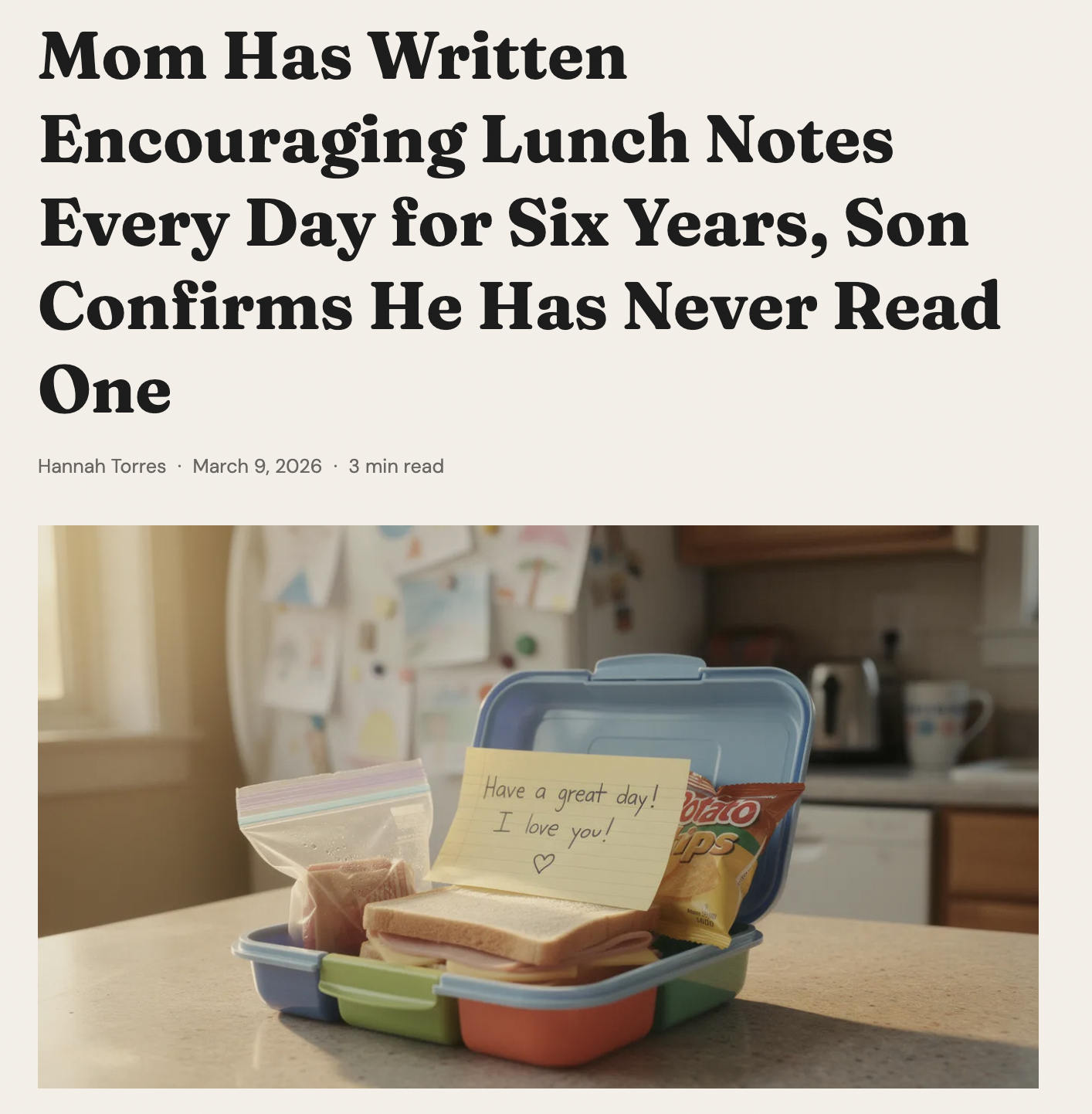 The Daily Babel - Screenshot 2 showing product features and functionality