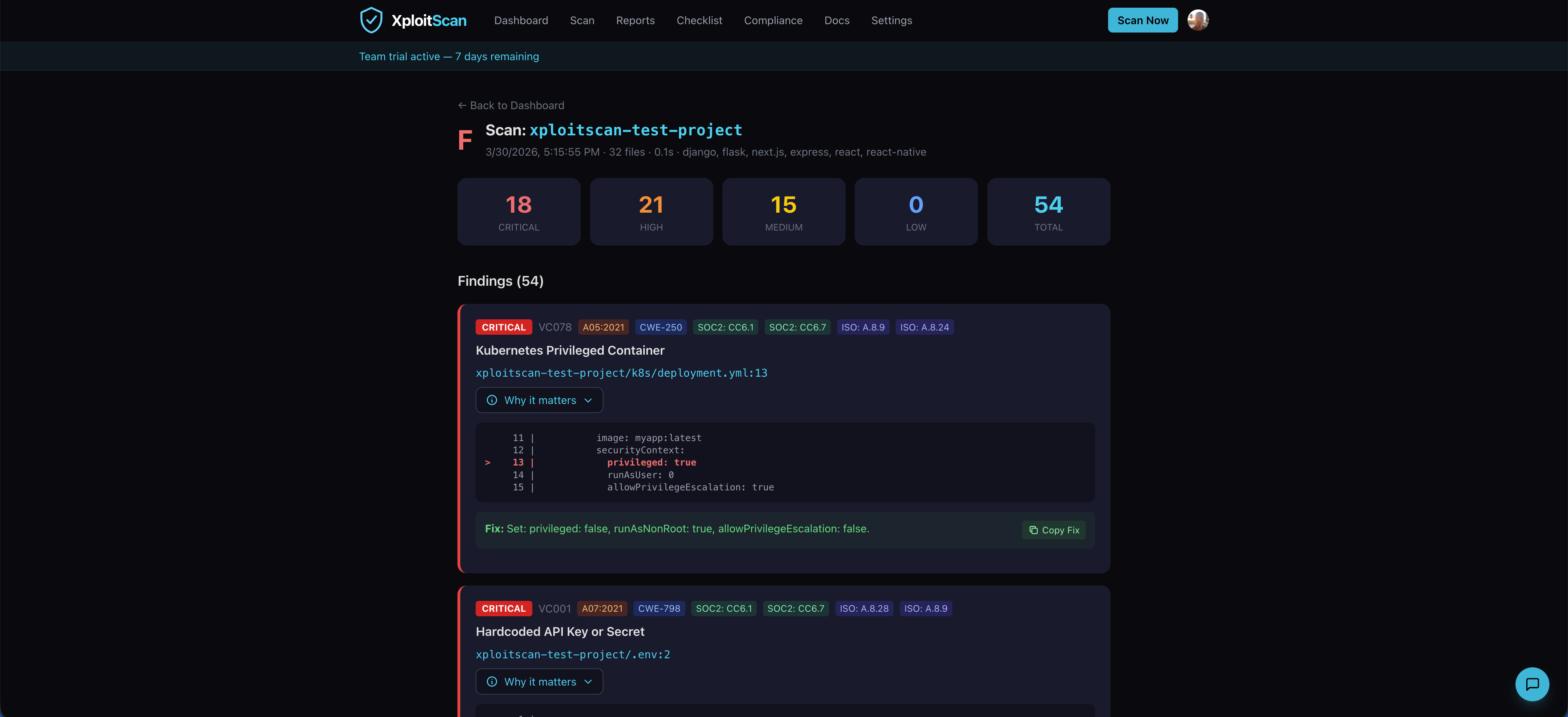 XploitScan gallery image