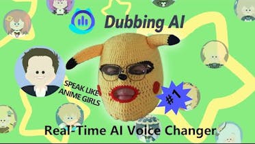 Trasforma istantaneamente la tua voce con Dubbing Voice Changer: Modifichi la tua voce in tempo reale per giocare, fare streaming o in una riunione.