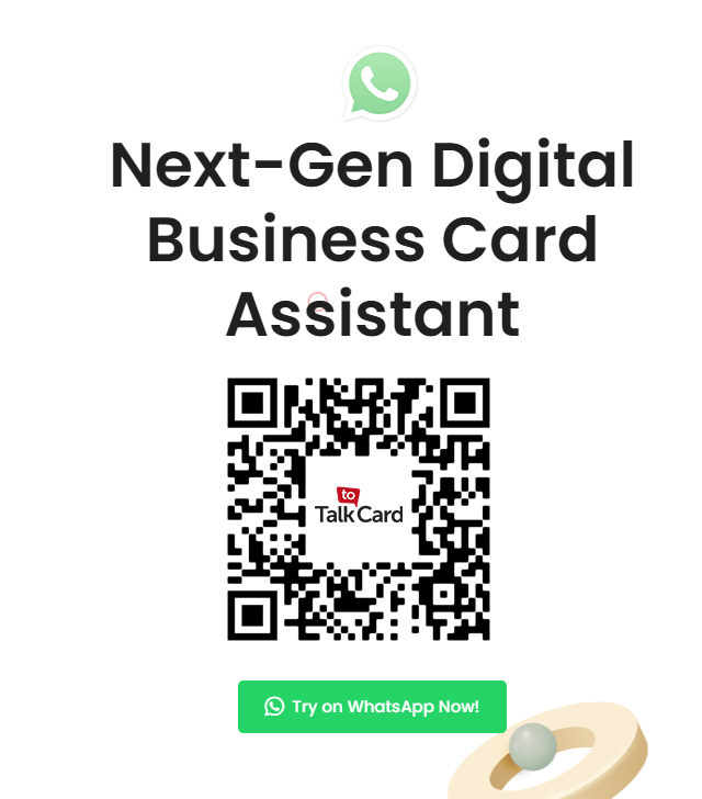 Média Parler à la carte - Carte de visite numérique de nouvelle génération basée sur WhatsApp 3