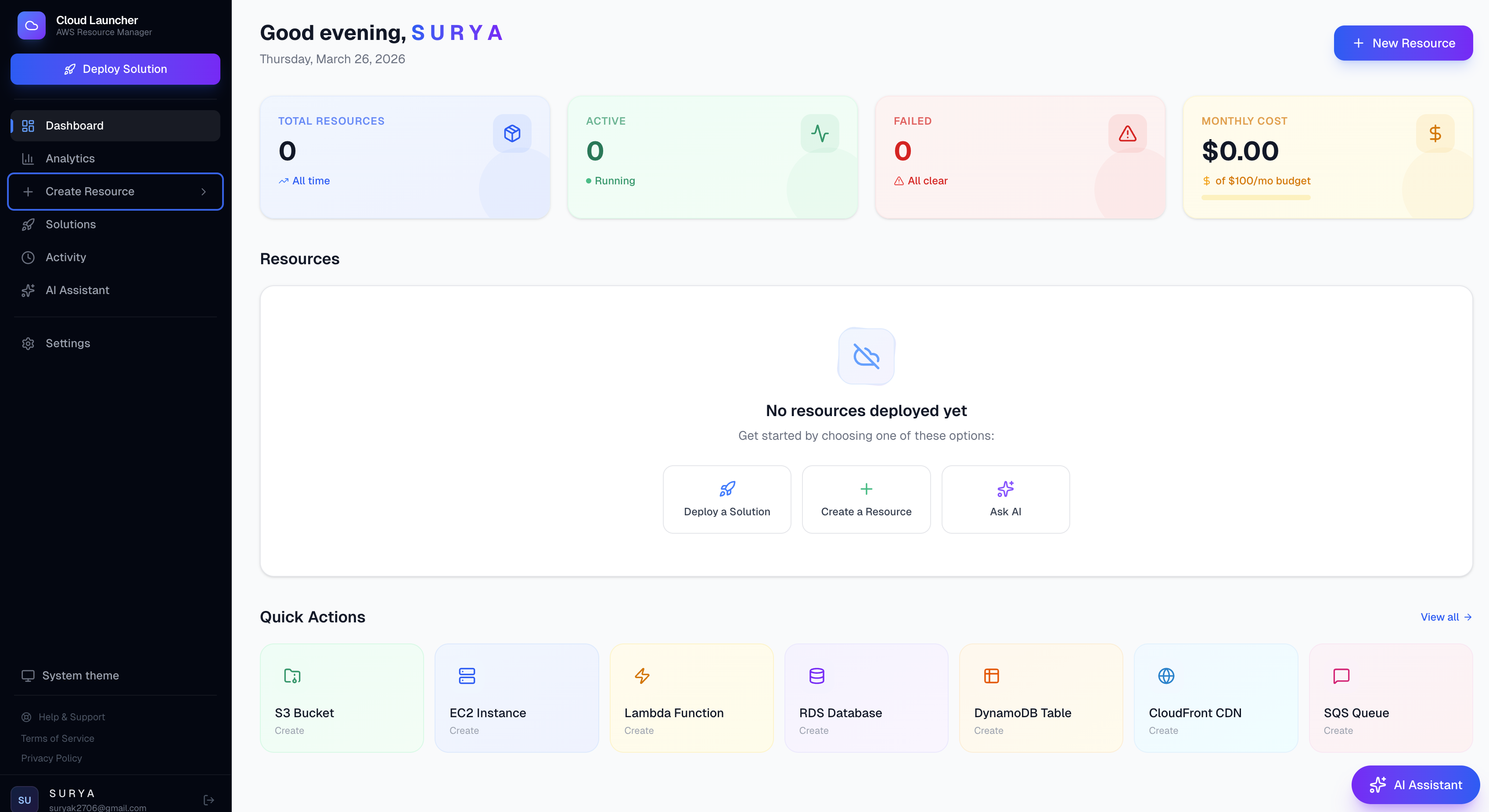 Cloud Launcher gallery image