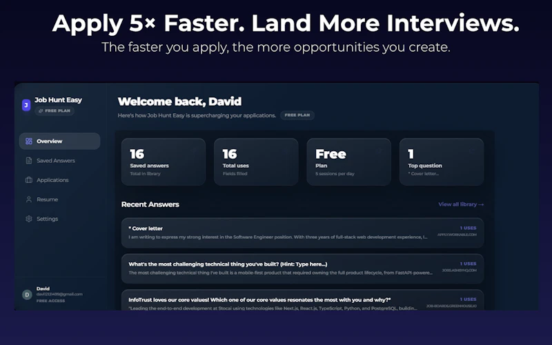 Job Hunt Easy screenshot 4