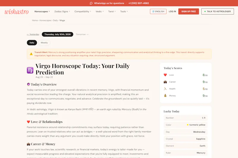 Wishastro screenshot 4