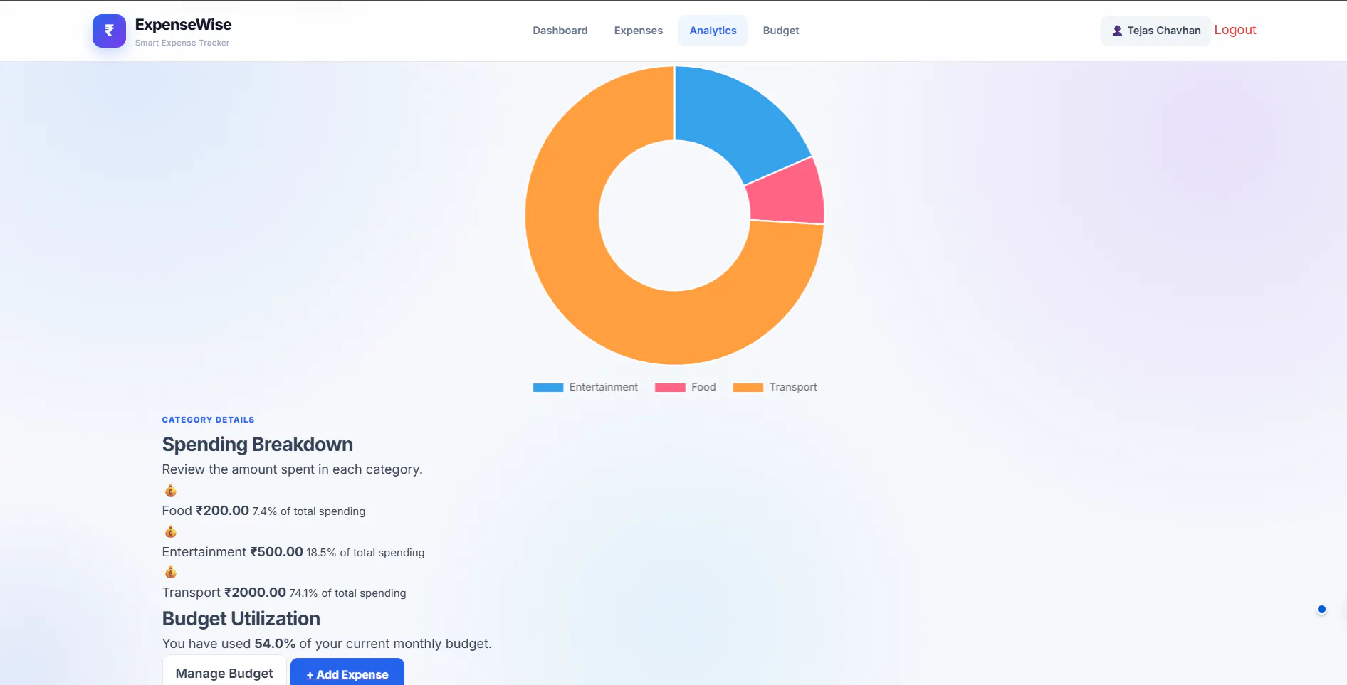 ExpenseWise gallery image