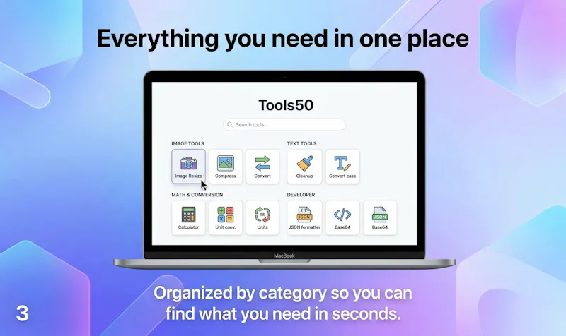 Tools50 screenshot 3