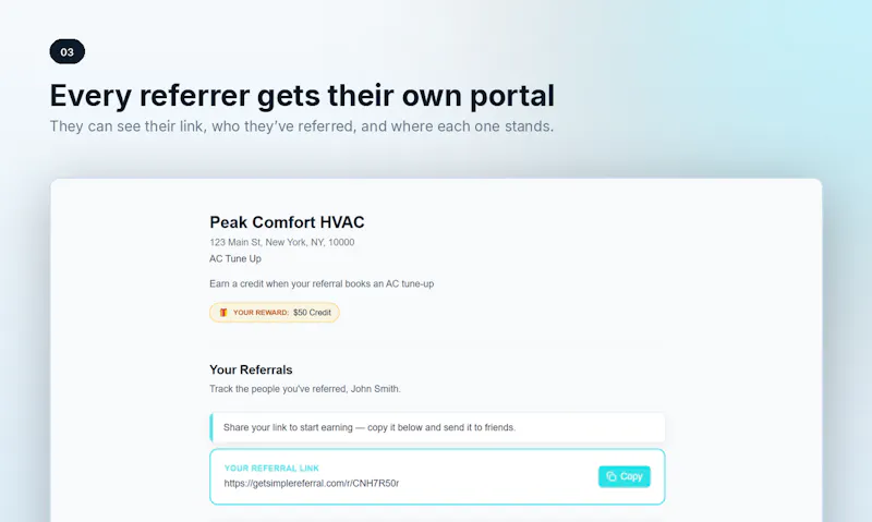 Simple Referral screenshot 4