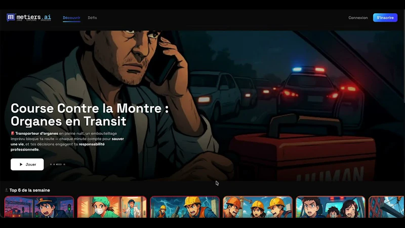 metiers.ai screenshot 1 (video preview)