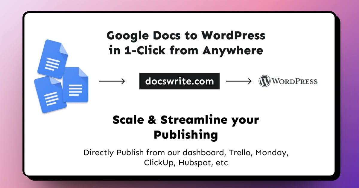 Media docswrite.com - Nền tảng xuất bản tất cả trong một nội dung cho WordPress 1