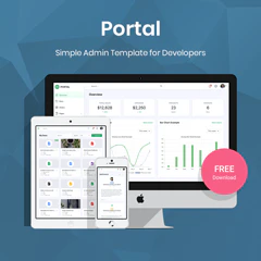 Portal - Admin Dashboard Template (FREE)
