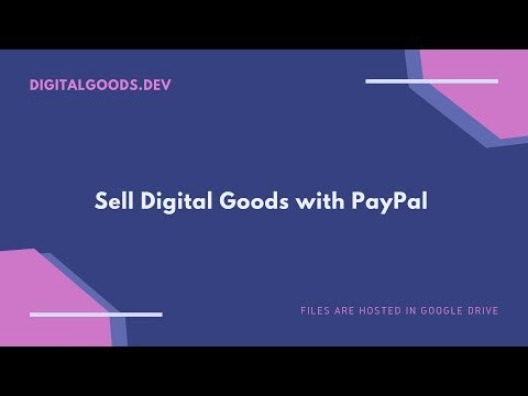 Sell with PayPal and Google Drive gallery image