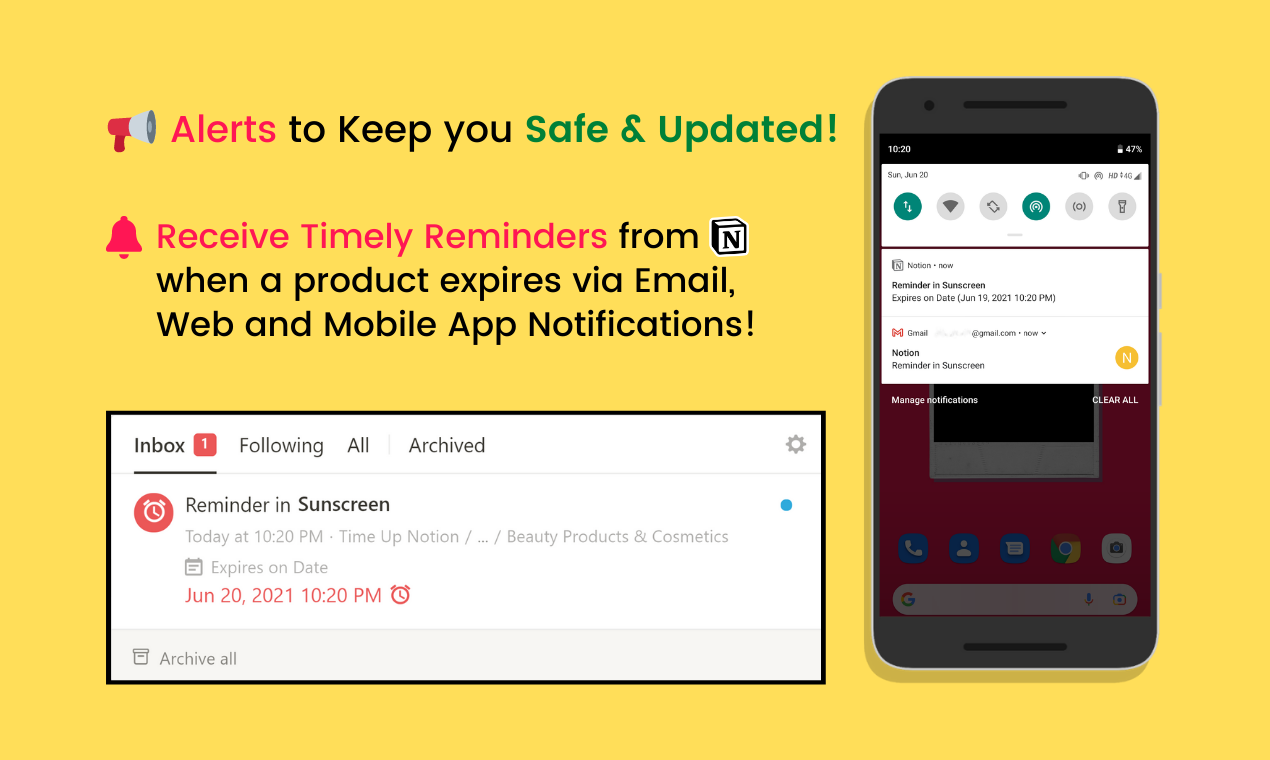 Time Up Notion Template gallery image