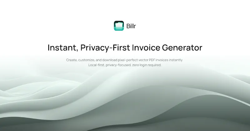 Billr screenshot 2