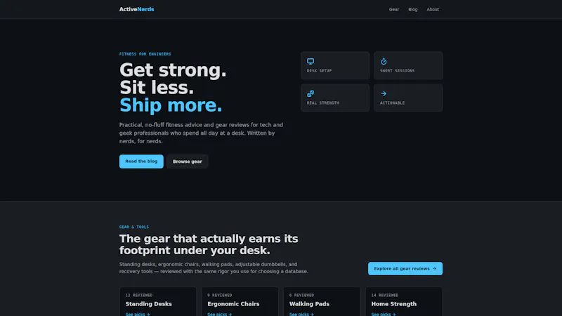 ActiveNerds screenshot 1
