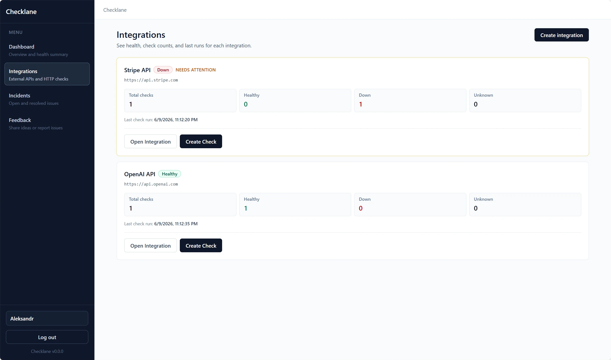 Checklane screenshot 1
