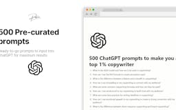 500 ChatGPT Copywriting Prompts Bundle media 2