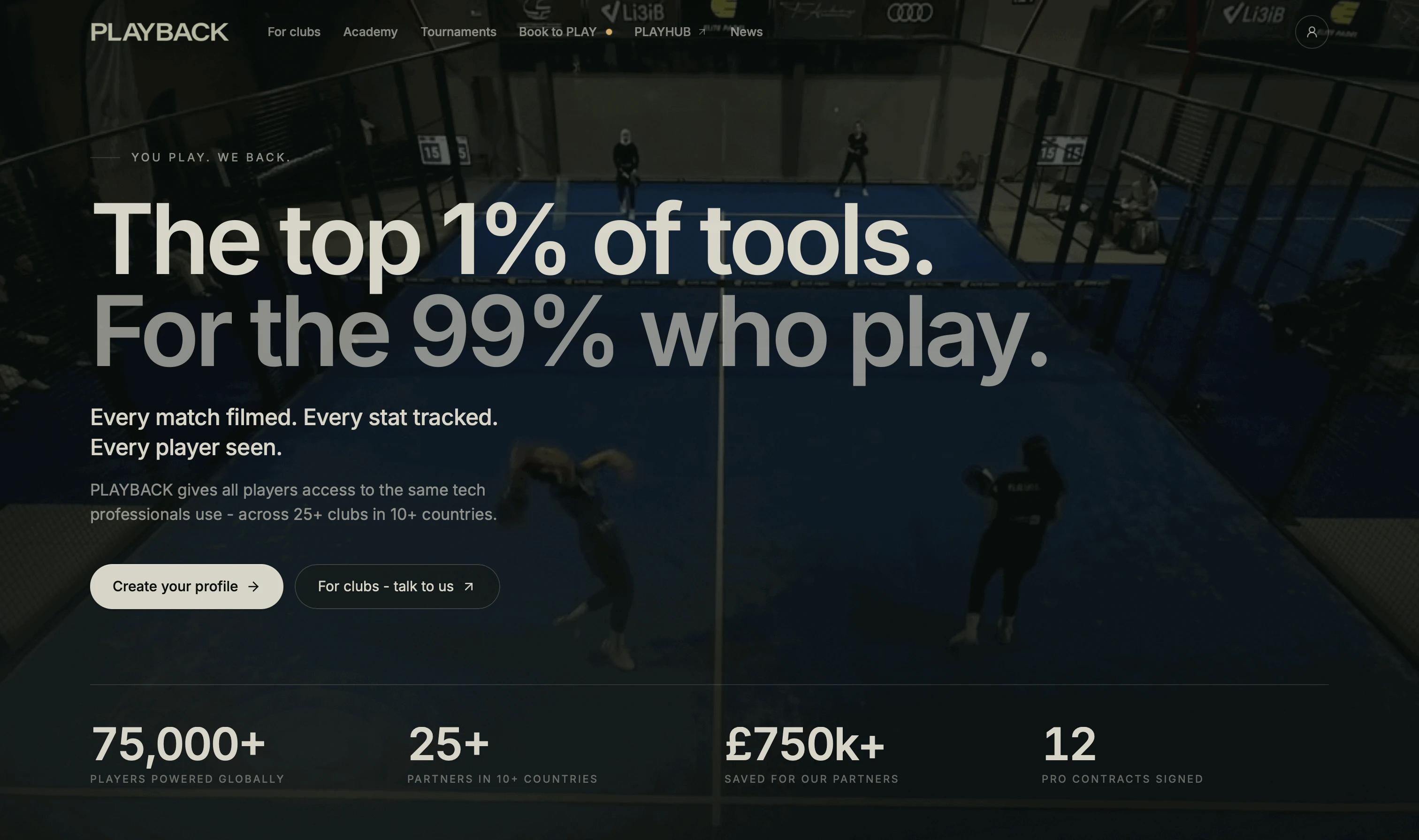 PLAYBACK SPORTS AI screenshot 1