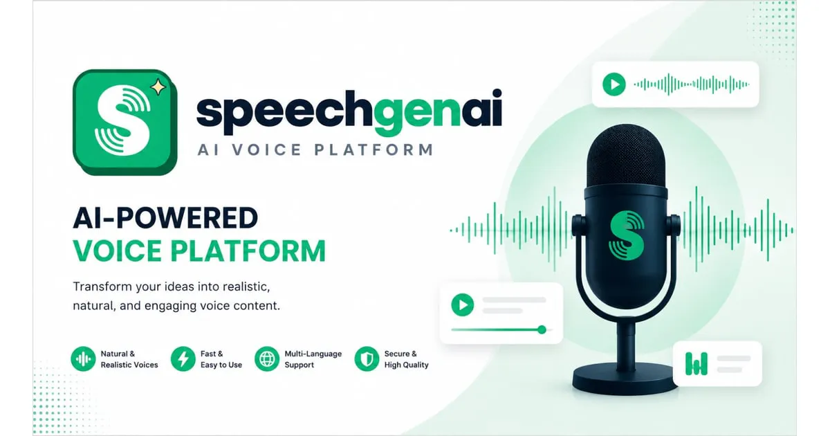 SpeechGenAI: AI Voice Studio gallery image