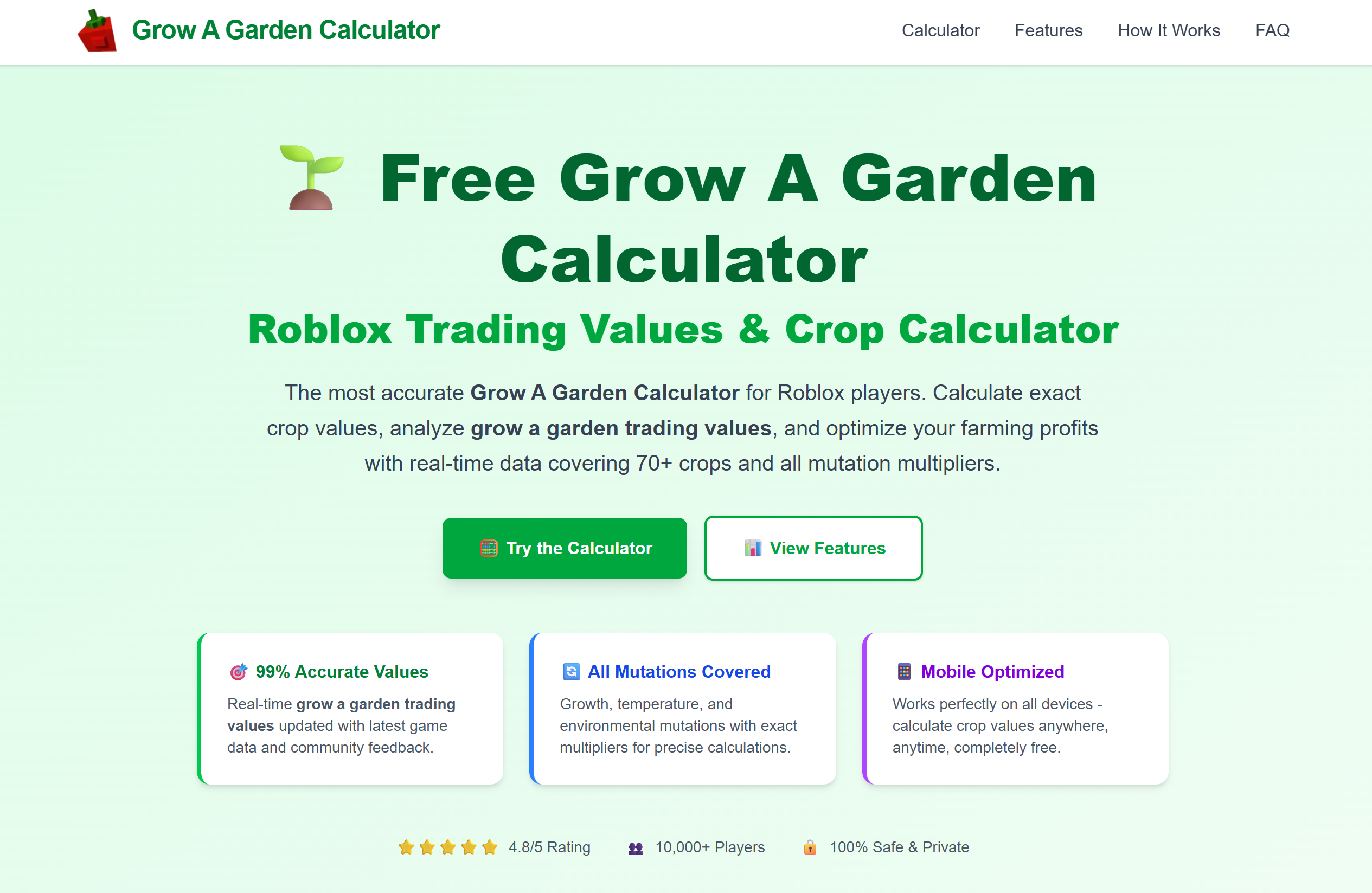 Grow A Garden Calculator gallery image