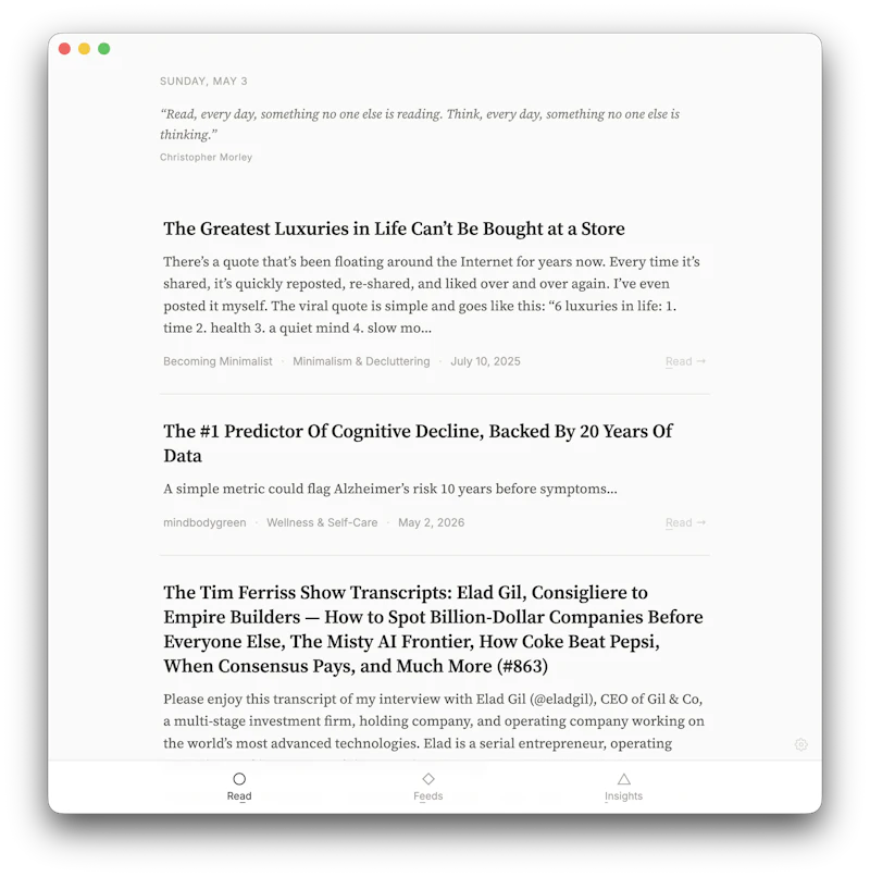 Mindful Reader screenshot 2