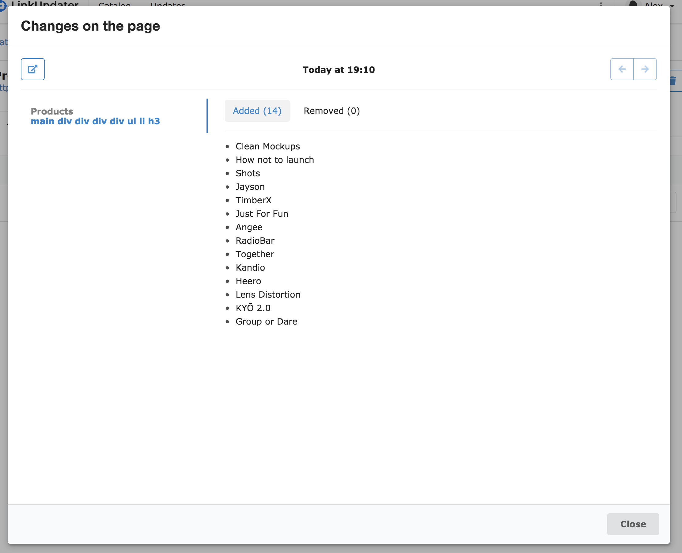 LinkUpdater gallery image