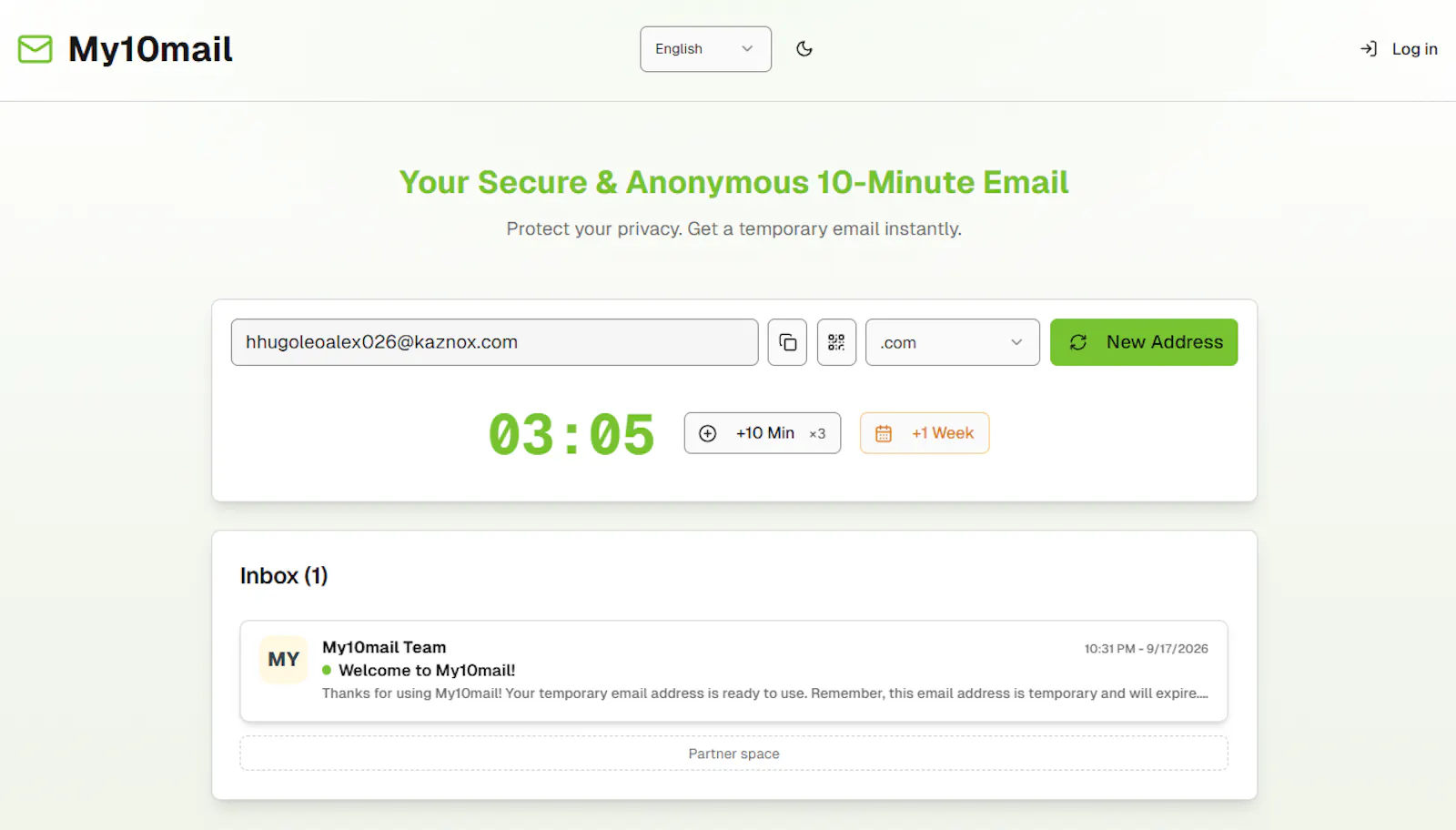 My10Mail screenshot 2