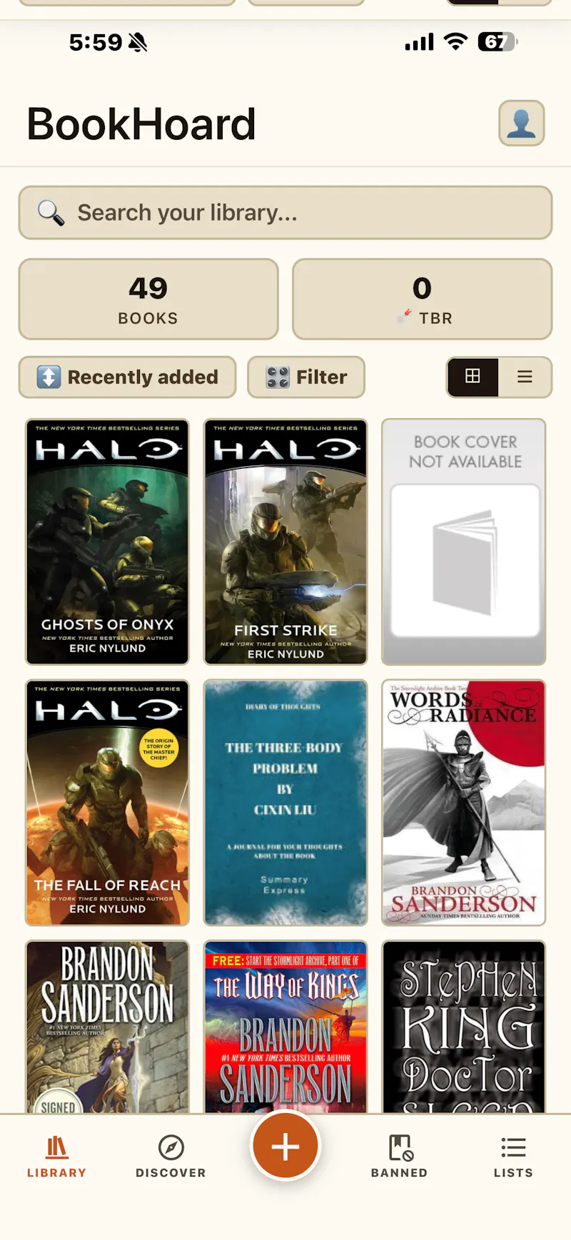 BookHoard screenshot 1