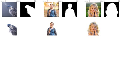 iOS background removal library gallery image