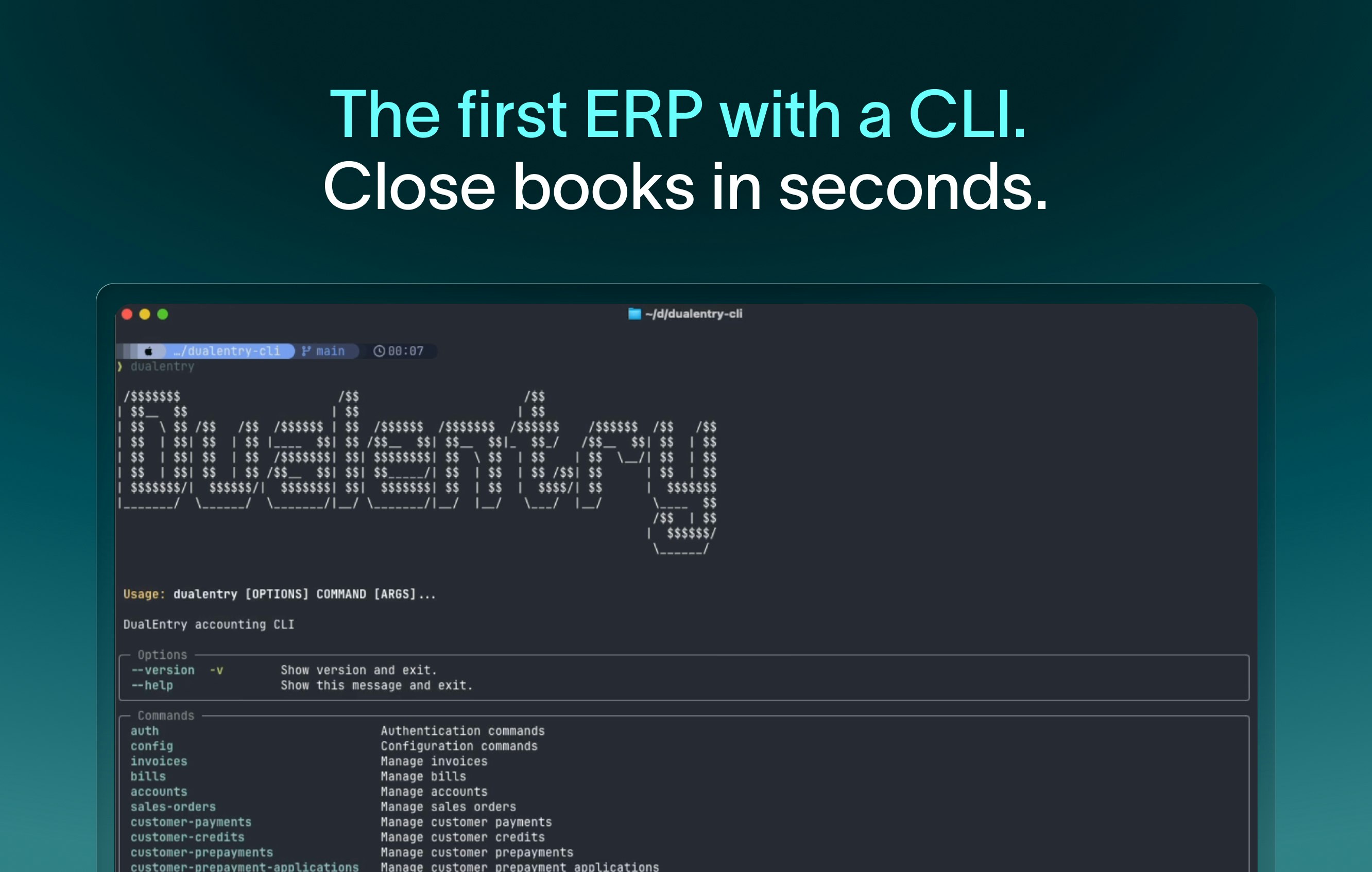 DualEntry CLI gallery image