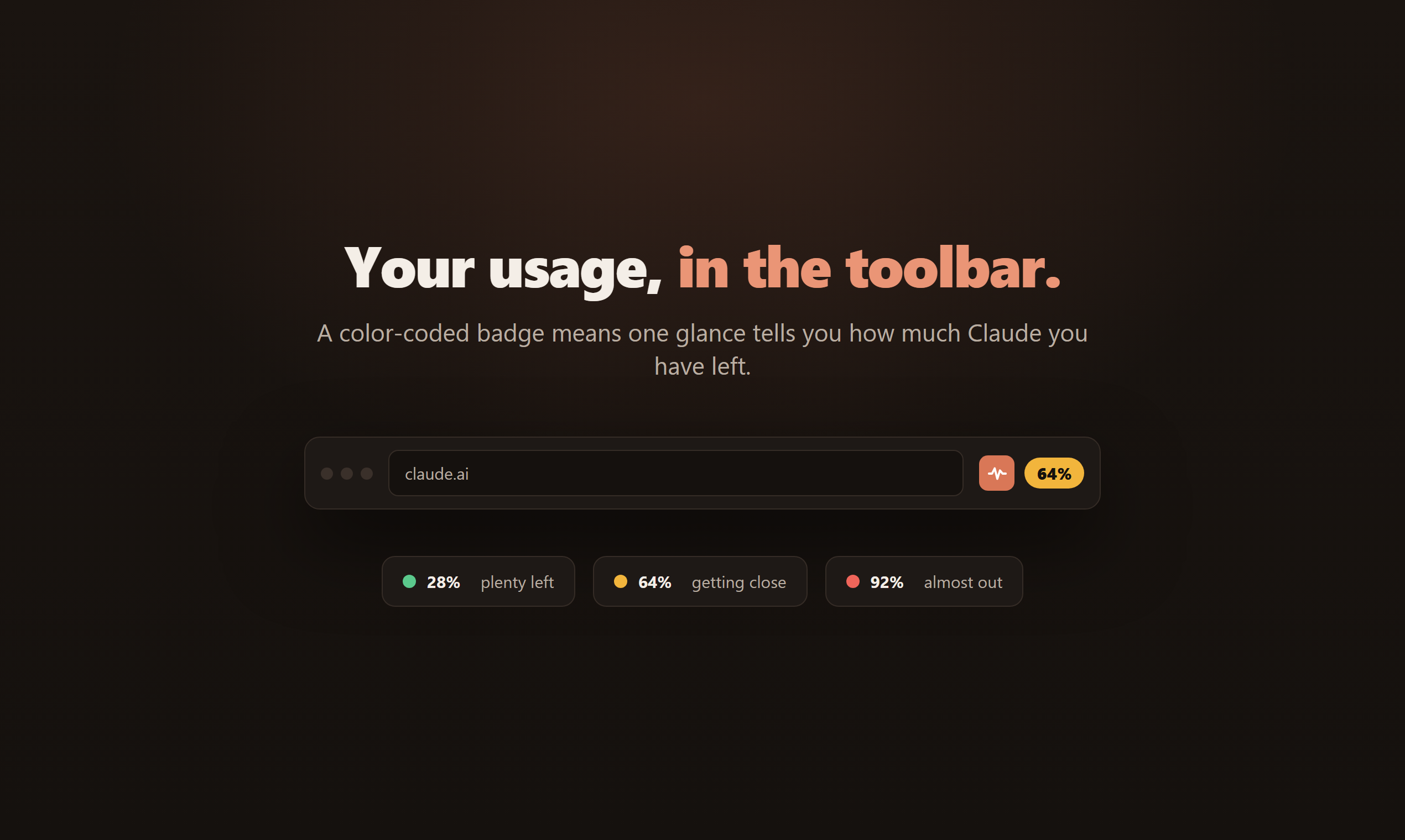 Claude Usage Monitor gallery image