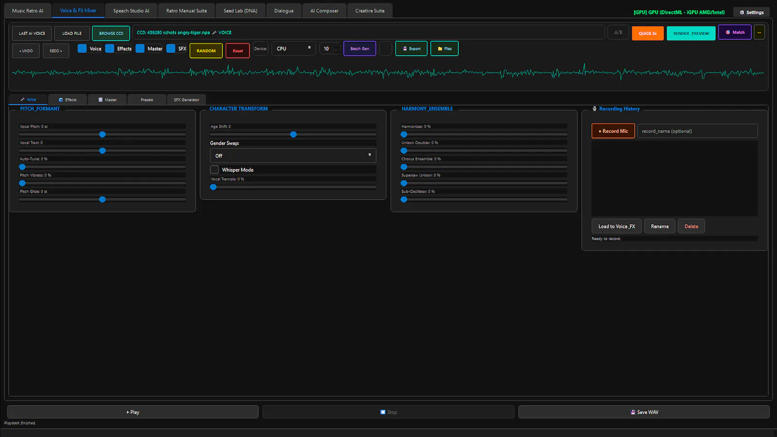 Isolated Frame — NeuralBeat Studio Demo  screenshot 3
