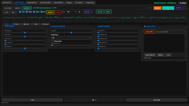 Isolated Frame — NeuralBeat Studio Demo  screenshot 3